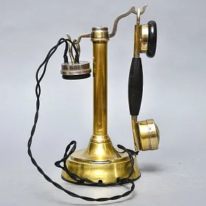 Антикварный Телефонный аппарат - Телефон «BURGUNDER - Phono Prive», Франция начало ХХ века.