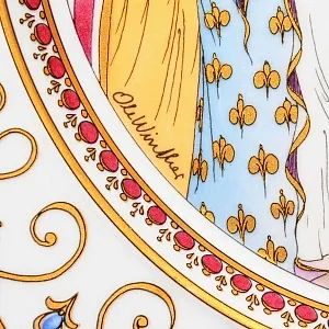 Коллекционная Фарфоровая тарелка из серии РОЖДЕСТВО - «Иисус в храме», Hutschenreuther Германия - 1990 год.