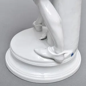  Редкая! Большая Фарфоровая статуэтка «МЕФИСТОФЕЛЬ», Scheibe-Alsbach Германия. 