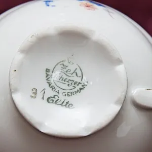 Кофейная Пара № 5 Фарфор «Elite Ada» Zeh Zcherzer Бавария