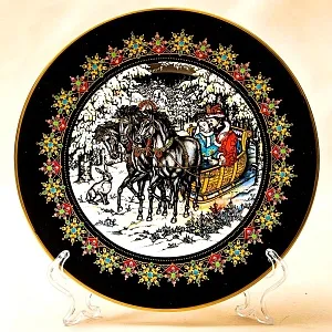«МОРОЗКО» - Коллекционная Тарелка «Русские Сказки»  Фарфор, Villeroy&Boch Германия -1986 год.