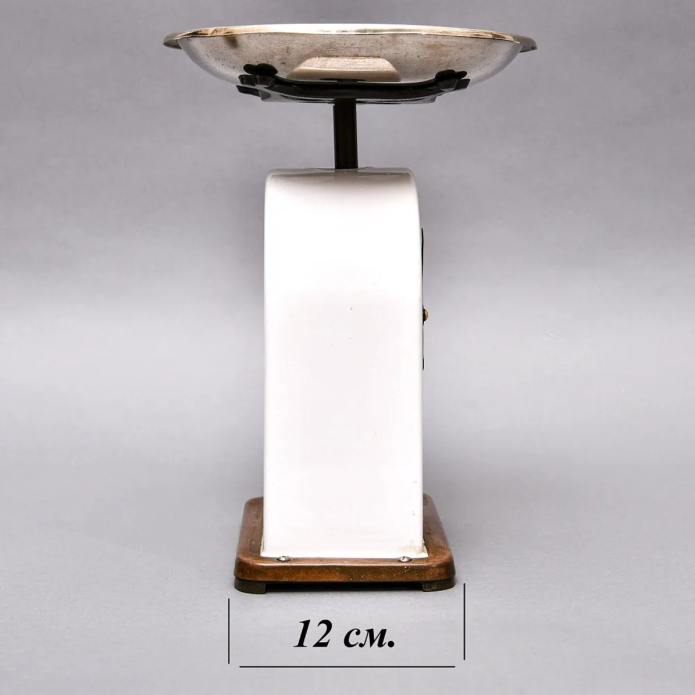 Антикварные Кухонные Весы «Гирлянда из Роз» в Фарфоровом корпусе KRUPS IDEAL, Германия -1915 год.