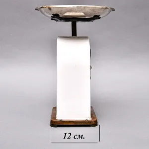 Антикварные Кухонные Весы «Гирлянда из Роз» в Фарфоровом корпусе KRUPS IDEAL, Германия -1915 год.