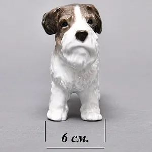 Коллекционная  Фарфоровая статуэтка «Собака. Фокстерьер», Karl Ens Германия, первая половина ХХ века.
