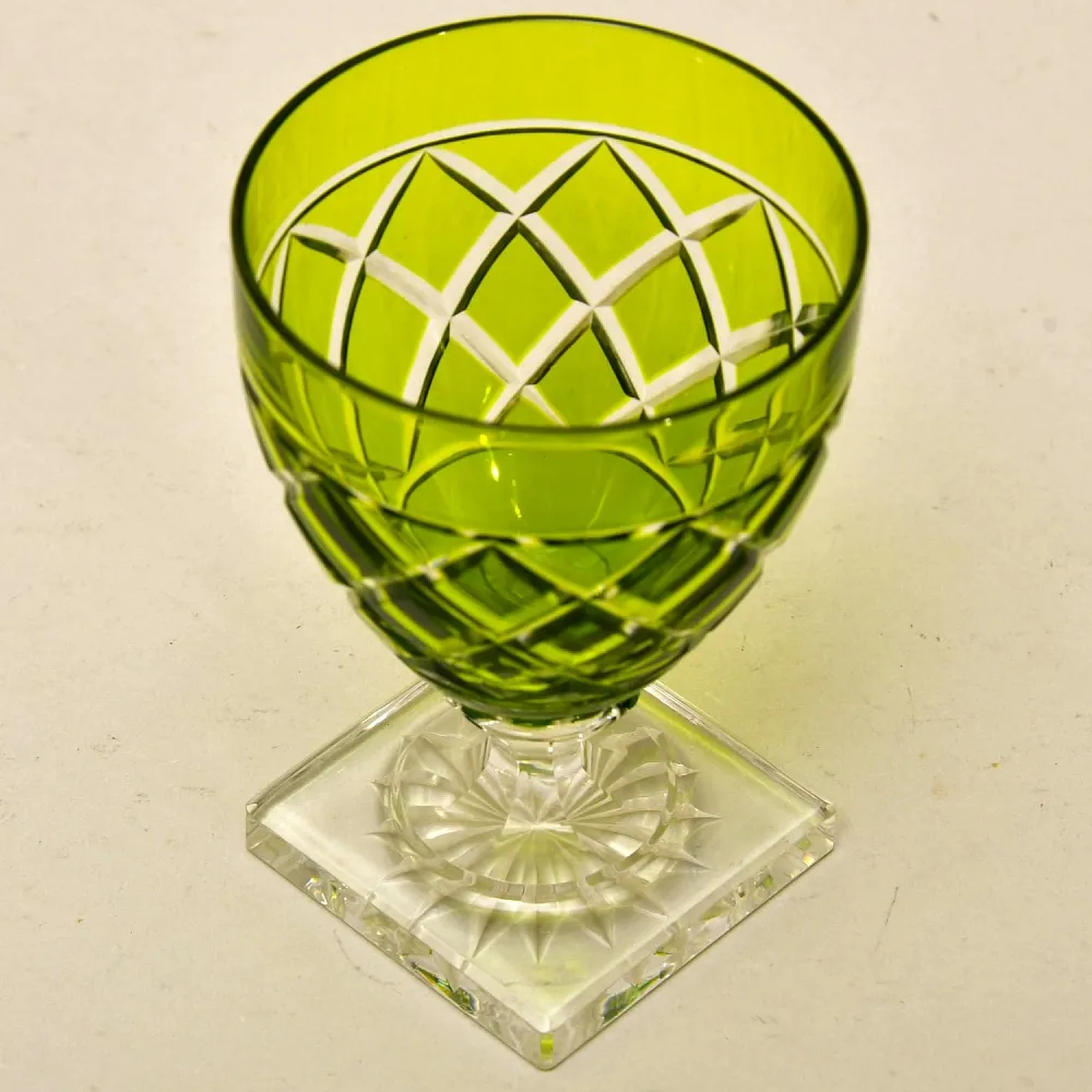 Редкость! Набор Хрустальных Бокалов, Val Saint Lambert, Бельгия середина ХХ века.