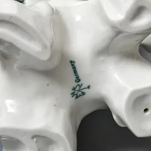 Большая Птица - Фарфоровая Статуэтка «Розово - Жёлтый Какаду» Н -36 см., Karl Ens Германия.