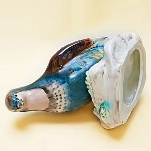 Коллекционная статуэтка «Птица - Куропатка», Фаянс ЗиК Конаково, СССР - 50е годы ХХ века.