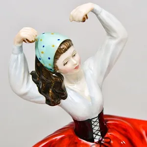 Коллекционная Фарфоровая статуэтка «Испанская Танцовщица. Карен», Royal Doulton Англия.