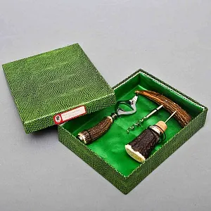 Набор для бара «Охота» - Открывалка - Штопор - Пробка, OTHELLO Solingen, 60 -е гг.