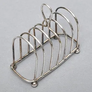 Сервировочная Металлическая Подставка для Тостов, SHEFFIELD Англия - середина ХХ века.