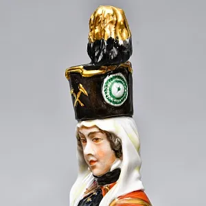 Редкая! Коллекционная Фарфоровая статуэтка «Маркшейдер - Горный Инженер», Unterweissbach Германия. 