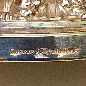 Антикварная Ваза для розовых бутонов «Rose Bowl», Silverplate, SHEFFIELD Англия - первая половина ХХ века.