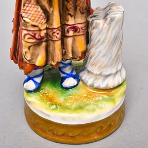 Коллекционная Фарфоровая Статуэтка «Девочка - танцовщица собирает монеты», VOLKSTEDT Германия -50 гг.