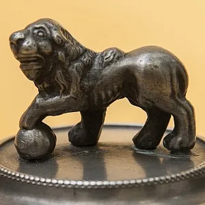 Редкость! Антикварный Классический Оловянный Кофейник на 1 литр Бельгия, ХIХ век.