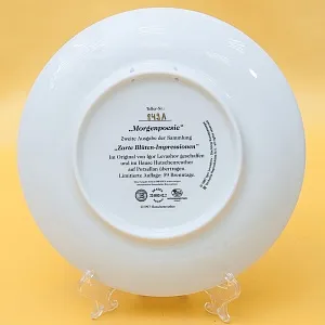 Коллекционная Тарелка «Утренняя поэзия» Фарфор, Hutschenreuther, Германия -1997 год.