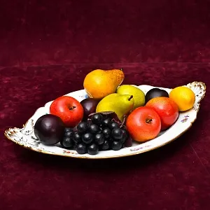 Большое Антикварное Блюдо, Фарфор KPM Германия, вторая половина ХIХ века.