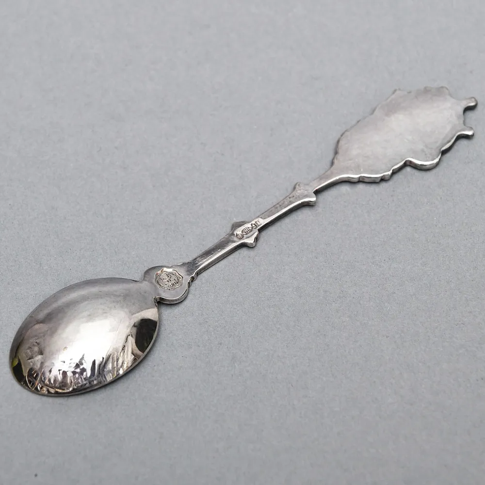 Сервировочный Набор Коллекционных  Десертных Ложек «Парусные Корабли», Silverplate Германия.
