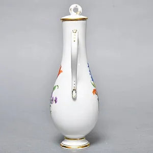 Коллекционный Фарфоровый Соусник - Кувшинчик «Мейсенские цветы», MEISSEN Германия.