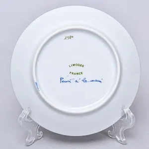 Коллекционная Кофейная Пара «Цветочная гирлянда», Фарфор Лимож / Limoges Франция.