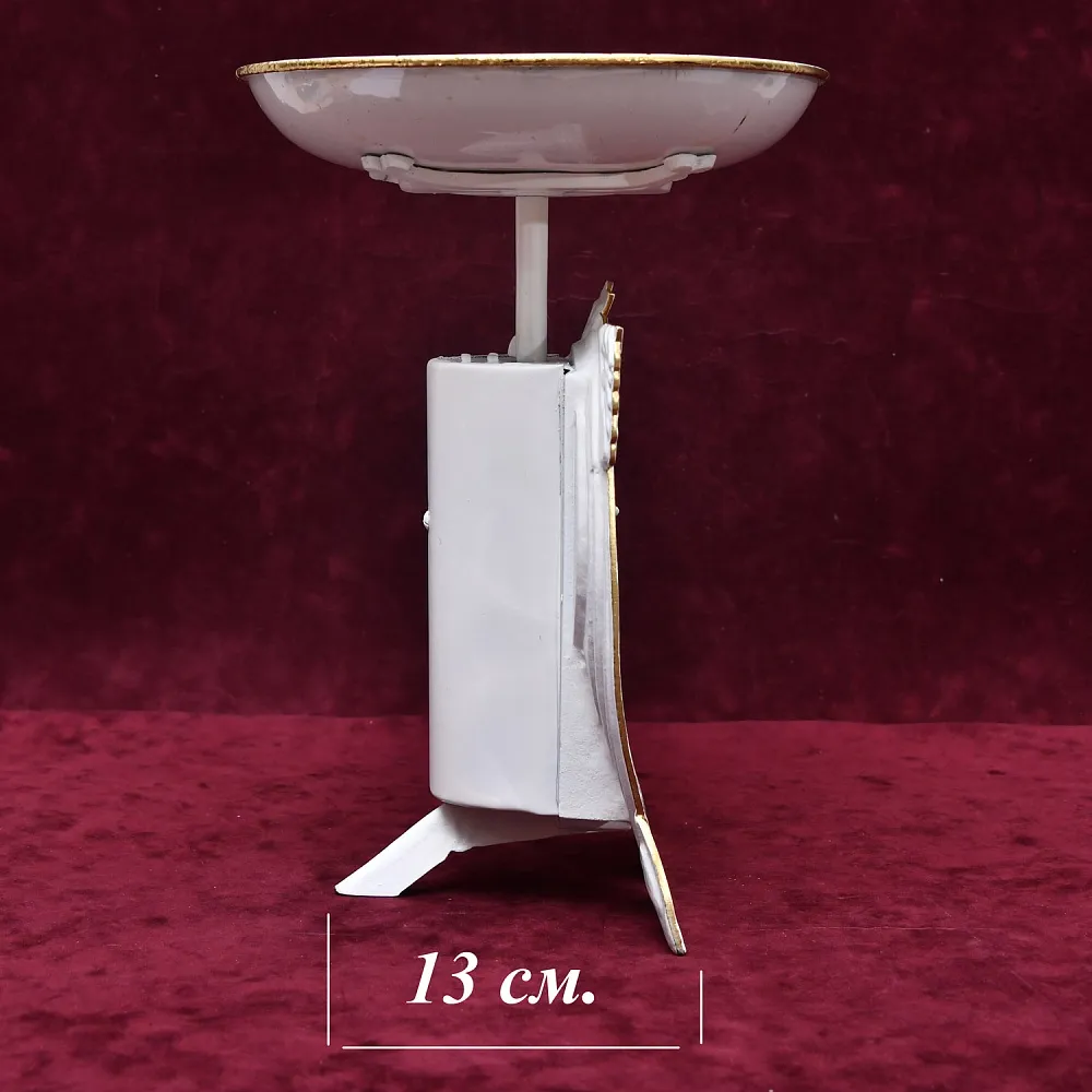 Антикварные Кухонные Механические одно чашечные Весы на 10кг «Wirtschafts-Waage» Германия.