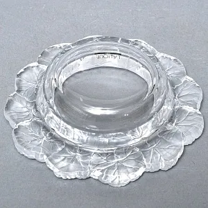 Хрустальная Конфетница - Орешница - Мелочёвница, Lalique Франция, 70-е годы ХХ века. 
