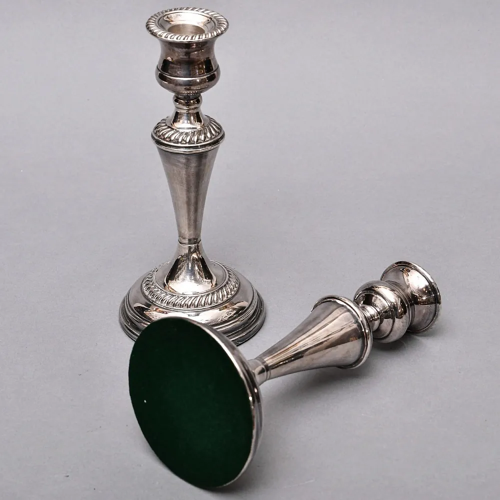 Парные Подсвечники на одну свечу, Silverplate, SHEFFIELD Англия середина ХХ века. 