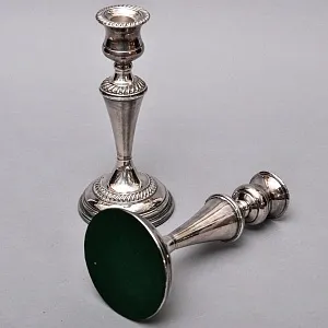 Парные Подсвечники на одну свечу, Silverplate, SHEFFIELD Англия середина ХХ века. 