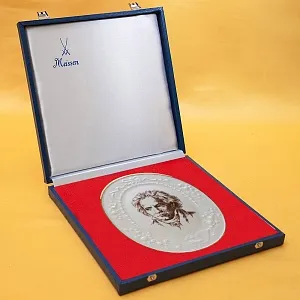 Фарфоровое Панно - Плакетка «Людвиг ван Бетховен», MEISSEN Германия - 1978 год.