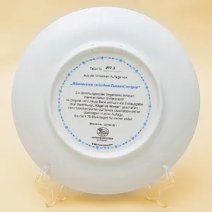 Коллекционная Тарелка «Синички в еловых ветках» Фарфор, Hutschenreuther, Германия -1992 год.