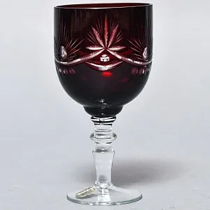 Набор Графин и Рюмки «Рубиновый Хрусталь», Tirgu-Mures Германия, 50 -е годы ХХ века.