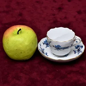 Классическая Фарфоровая Кофейная пара «Синий Дракон», MEISSEN Германия, первая половина ХХ века.