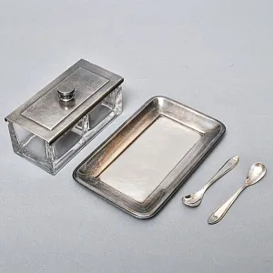 Набор для специй или соусов с двумя отделениями, Wellner Германия - 60 гг.