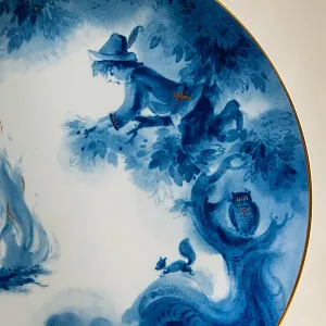 Коллекционная Тарелка - Блюдо «РУМПЕЛЬШТИЛЬЦХЕН» Фарфор, MEISSEN / МЕЙСЕН Германия.