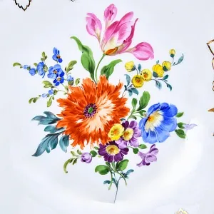 Коллекционное Сервировочное Блюдо - Тарелка, Фарфор MEISSEN, Германия -1978 год.