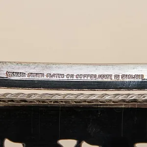 Малая Сухарница - Конфетница - Фруктовница, Метал Silverplate, Sheffield Англия, 70-е гг.