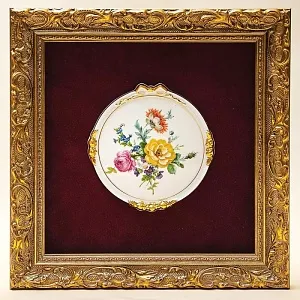 Картина - Панно - Фарфоровая Плакетка  «Летние Цветы», KAISER Германия -1979 год..