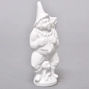 Коллекционная Фарфоровая статуэтка «Клоун с совой и обезьяной», MEISSEN /МЕЙСЕН Германия.