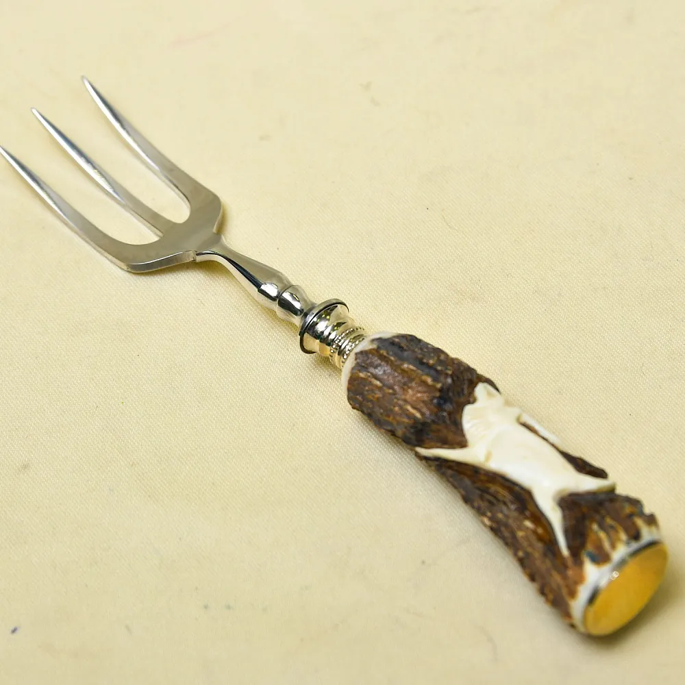 Винтажный Набор для сервировки «Охота» - 4 предмета, SOLINGEN Германия, 50 -е годы ХХ века.