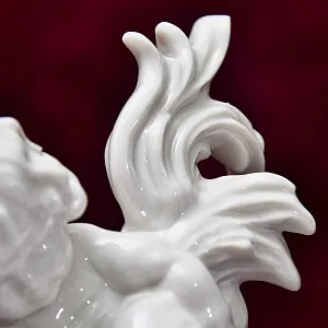 Авторская Фарфоровая Статуэтка «Путти с петухом», Hutschenreuther, Германия - 1955 год.