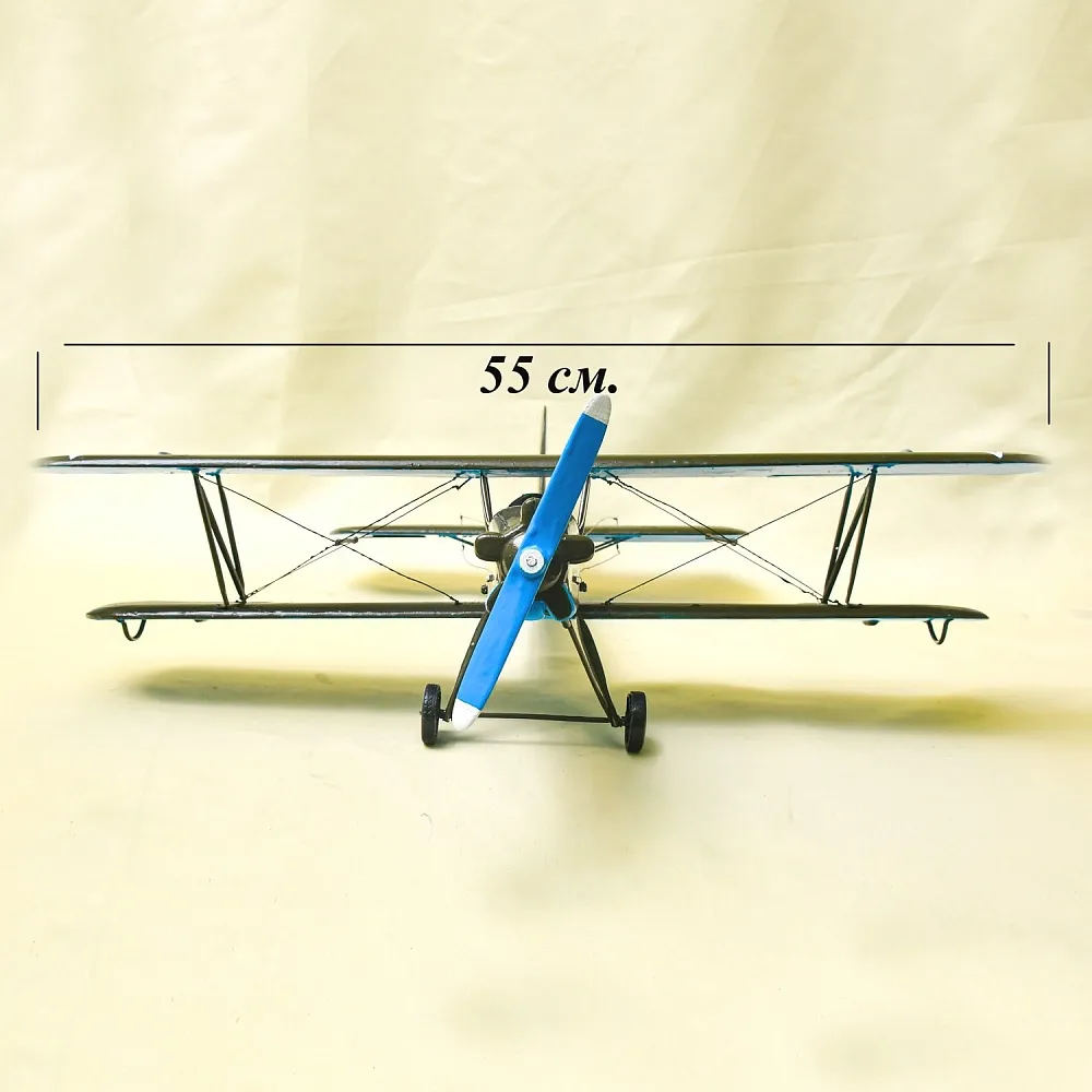 Винтажная Большая Деревянная Модель Самолёта «У-2 или По-2», СССР вторая половина ХХ века.