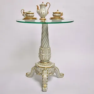  РЕДКОСТЬ!!! Фарфоровый Кофейный Столик PLAUE Von Schierholz, Германия - 1967 год.