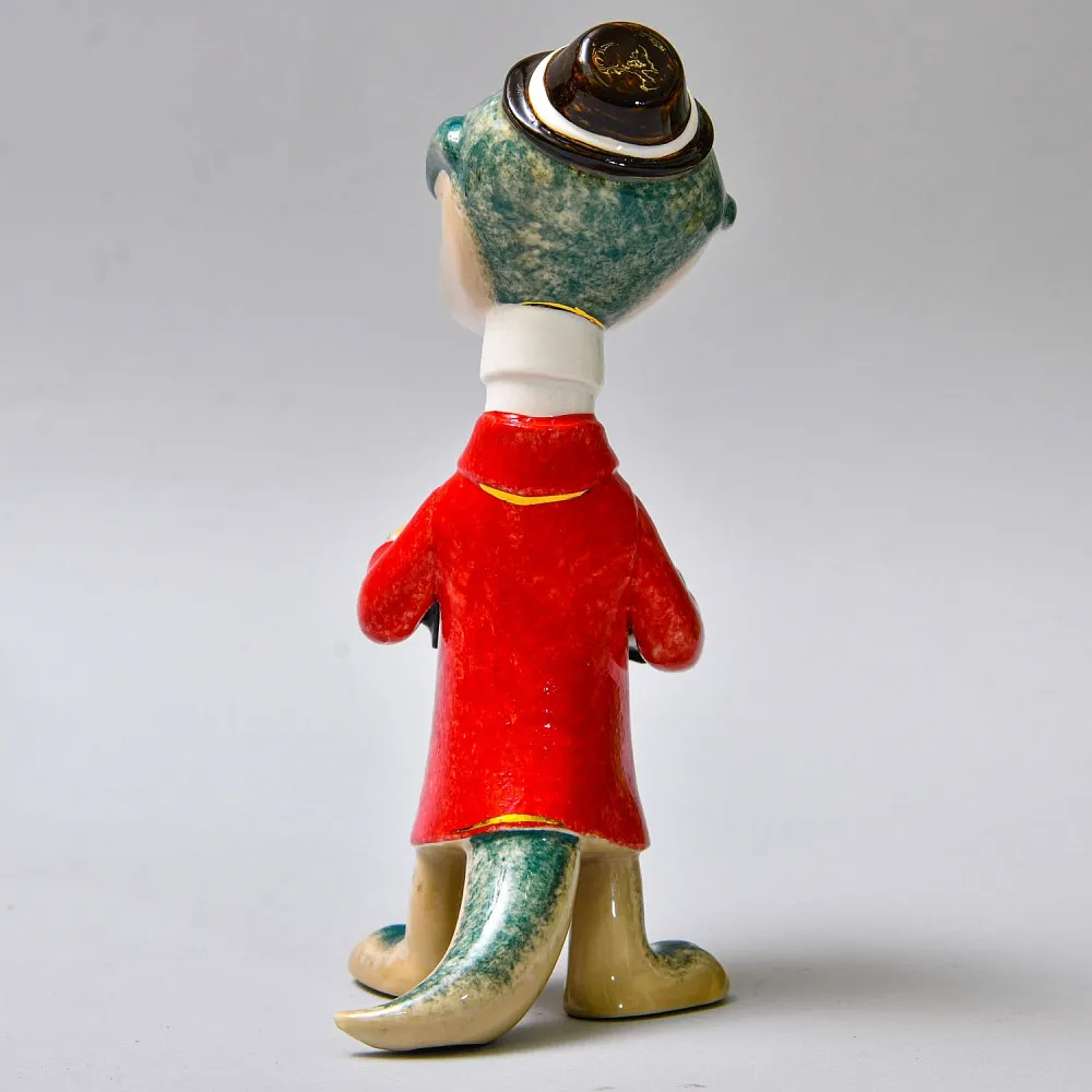 Авторская Коллекционная Фарфоровая Статуэтка «Крокодил Гена», Россия.