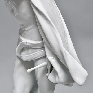  Редкая! Большая Фарфоровая статуэтка «МЕФИСТОФЕЛЬ», Scheibe-Alsbach Германия. 