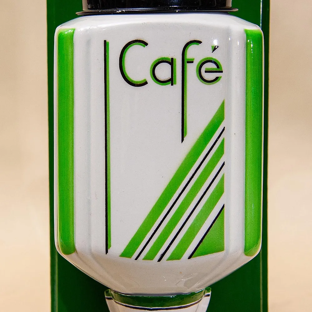 Старинная Настенная Ручная Механическая Кофемолка «PeDe» в стиле АРТ-Деко, Голландия.