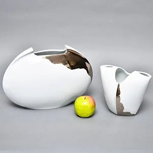 Декоративный комплект - Две Фарфоровые Вазы из коллекции TASCA, Rosenthal Германия, 80-е годы.