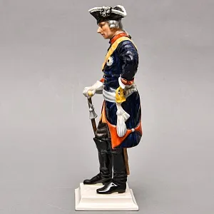 Коллекционная Фарфоровая статуэтка «Старый Фриц» - «Король Пруссии Фридрих II», Hutschenreuther Германия.
