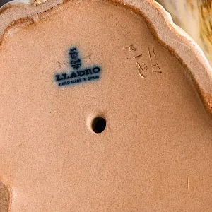 Коллекционная Фарфоровая статуэтка - Бюст «Голова собаки. Сеттер» серия Грес, Lladro Испания.