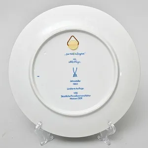 Коллекционная Фарфоровая Тарелка - Блюдо «Сказки Шахерезады - Халиф Багдада», MEISSEN Германия - 1983 год.