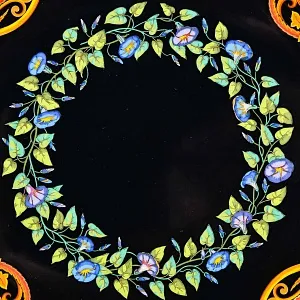 Коллекционная Тарелка - Блюдо «Золотой плющ» Фарфор, VERSACE, Rosenthal Германия -1997 год. 