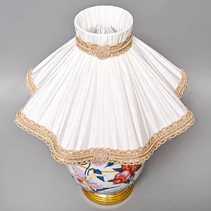 Настольная Электрическая Лампа - Светильник «Цветущий Гранат» Фарфор PORCELAIN DE PARIS, Франция.